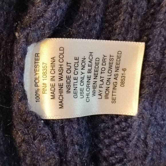 a.n.a. Woman's Blue Sapphire Scoop Neck Sweater, Size: M-L, NWT - Picture 8 of 8